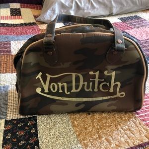 Camouflage Von Dutch bag